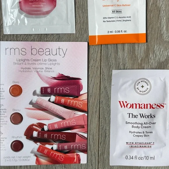 Cetaphil Cleanser Travel & 25 Various Skin Body Hair Makeup Samples Red/Pink Bag - Picture 7 of 16